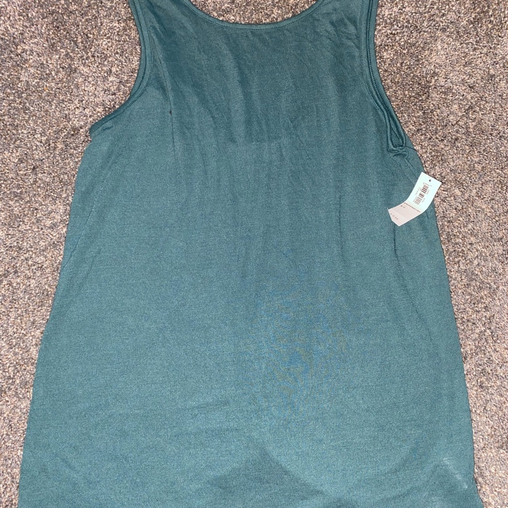 Teal old navy tank NWT size S